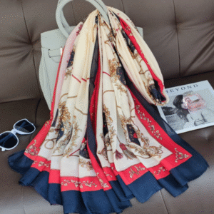 Times Square Silk Scarf - Luxury Printed Silk Scarves