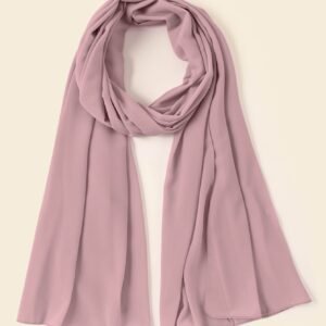 Dusty Pink Chiffon Georgette Hijab